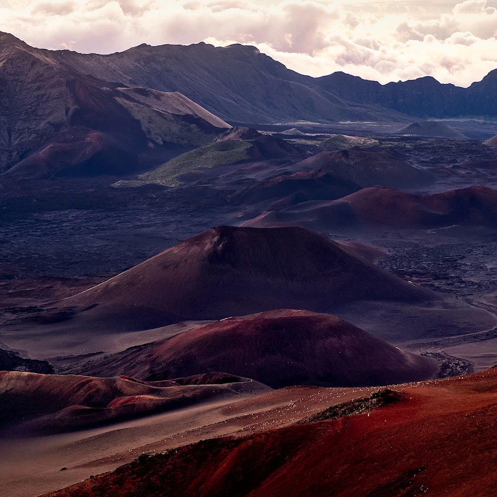 Mount Haleakala - an active volcano